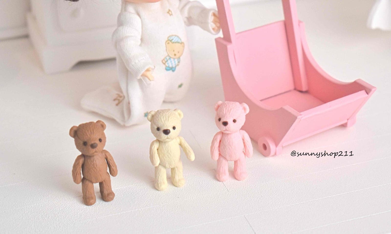 Ours miniature obitsu 11,pukifee, lati Yellow, Nappy choo, stodoll