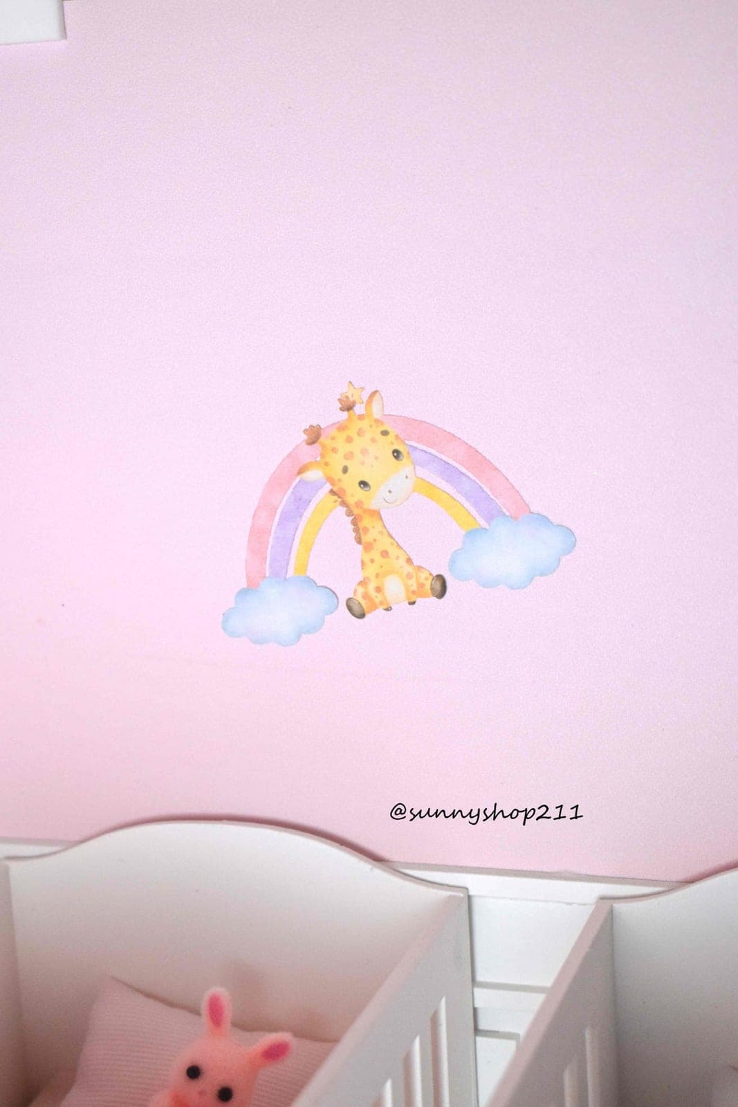 Stickers thème arc en ciel miniature diorama