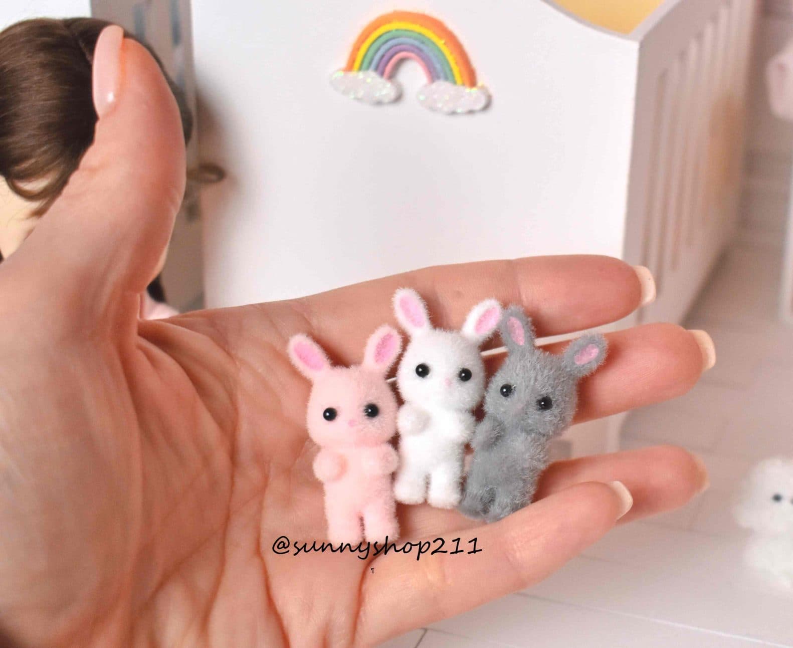 Lapin peluche miniature obitsu 11,pukifee, lati Yellow, Nappy choo