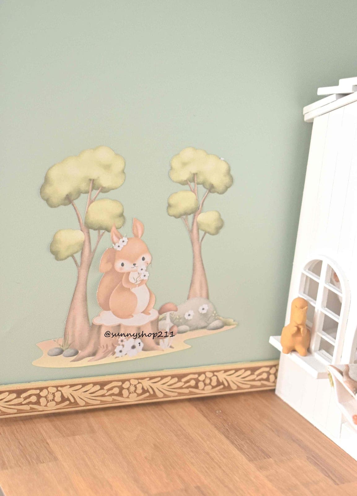 Stickers thème forêt miniature diorama