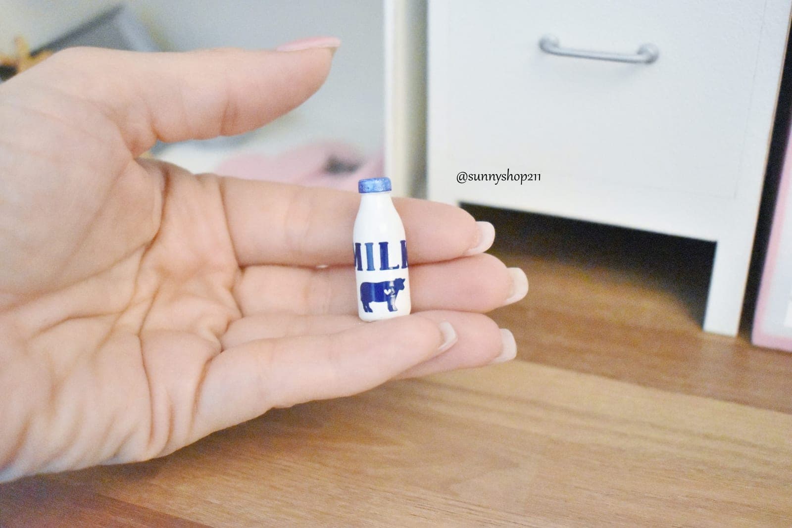 Bouteille de lait miniature minifee ,MSD