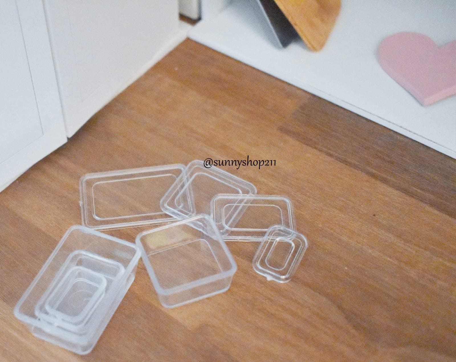 Lot de boite plastique miniature minifee ,MSD