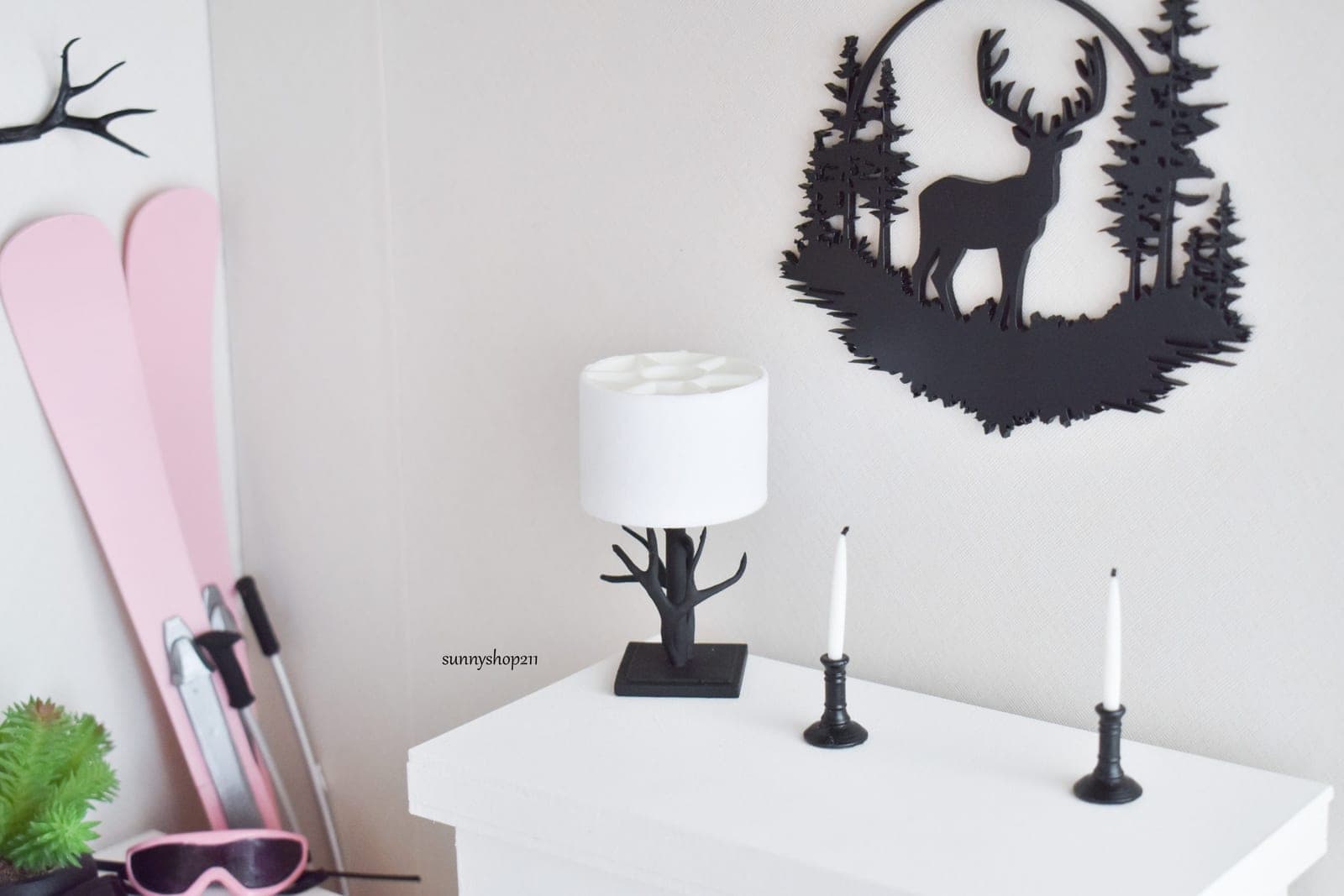 Lampe cerf miniature 1/4 msd, minifee