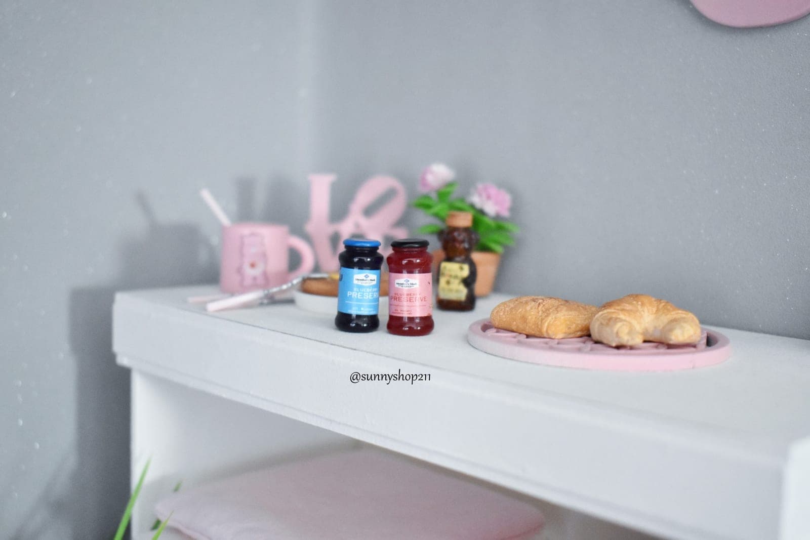 Pot de confiture simulation miniature minifee ,MSD