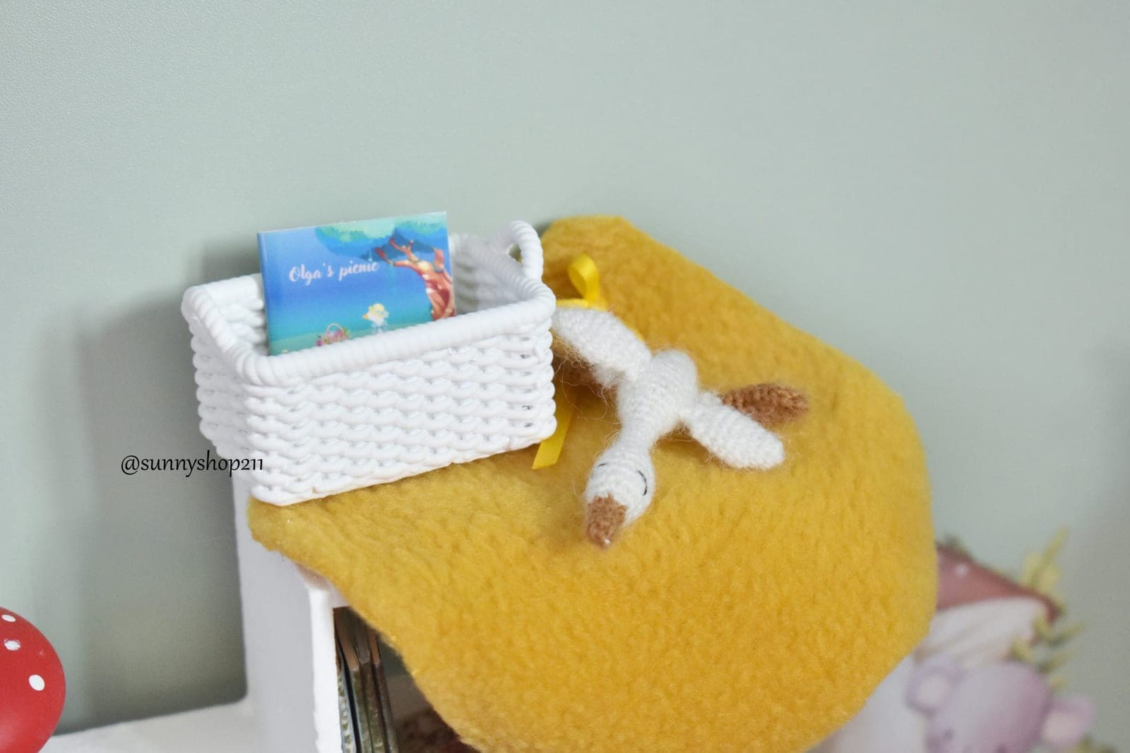 Doudou oie miniature obitsu 11,pukifee, lati Yellow, bjd bébé