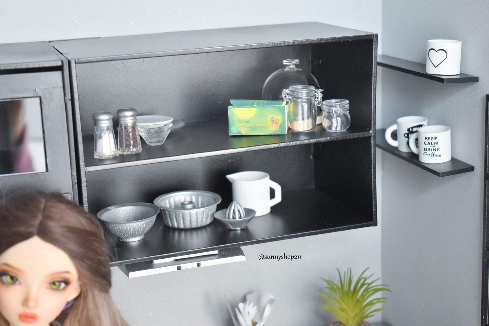 Meuble haut de cuisine 1/4 minifee, MSD, bimong