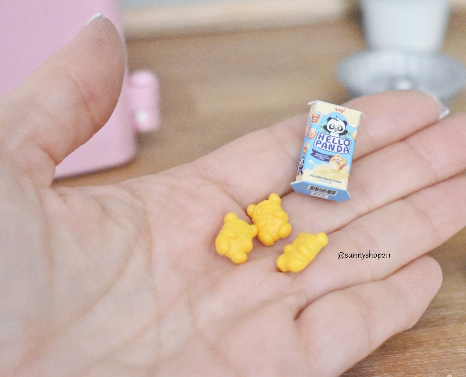 Paquet de biscuit ourson simulation miniature minifee ,MSD