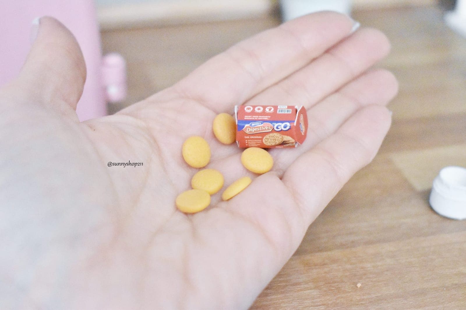 Paquet de biscuit simulation miniature minifee ,MSD