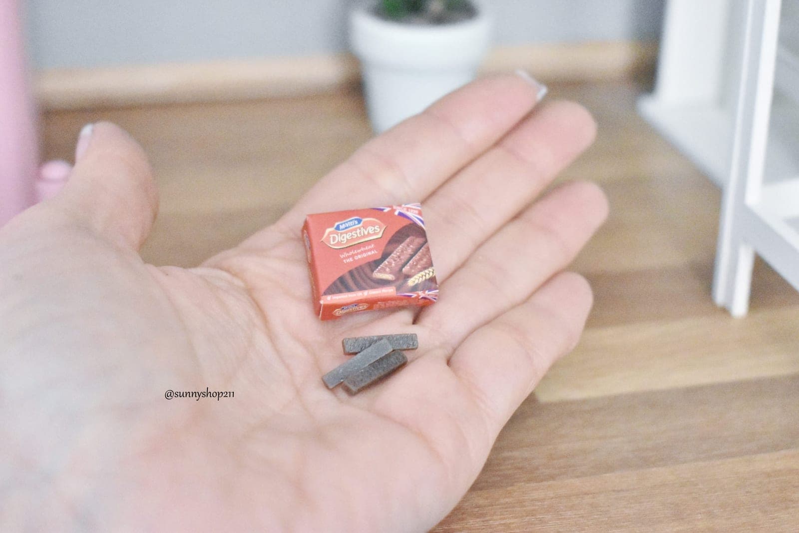 Paquet de biscuit chocolat simulation miniature minifee ,MSD