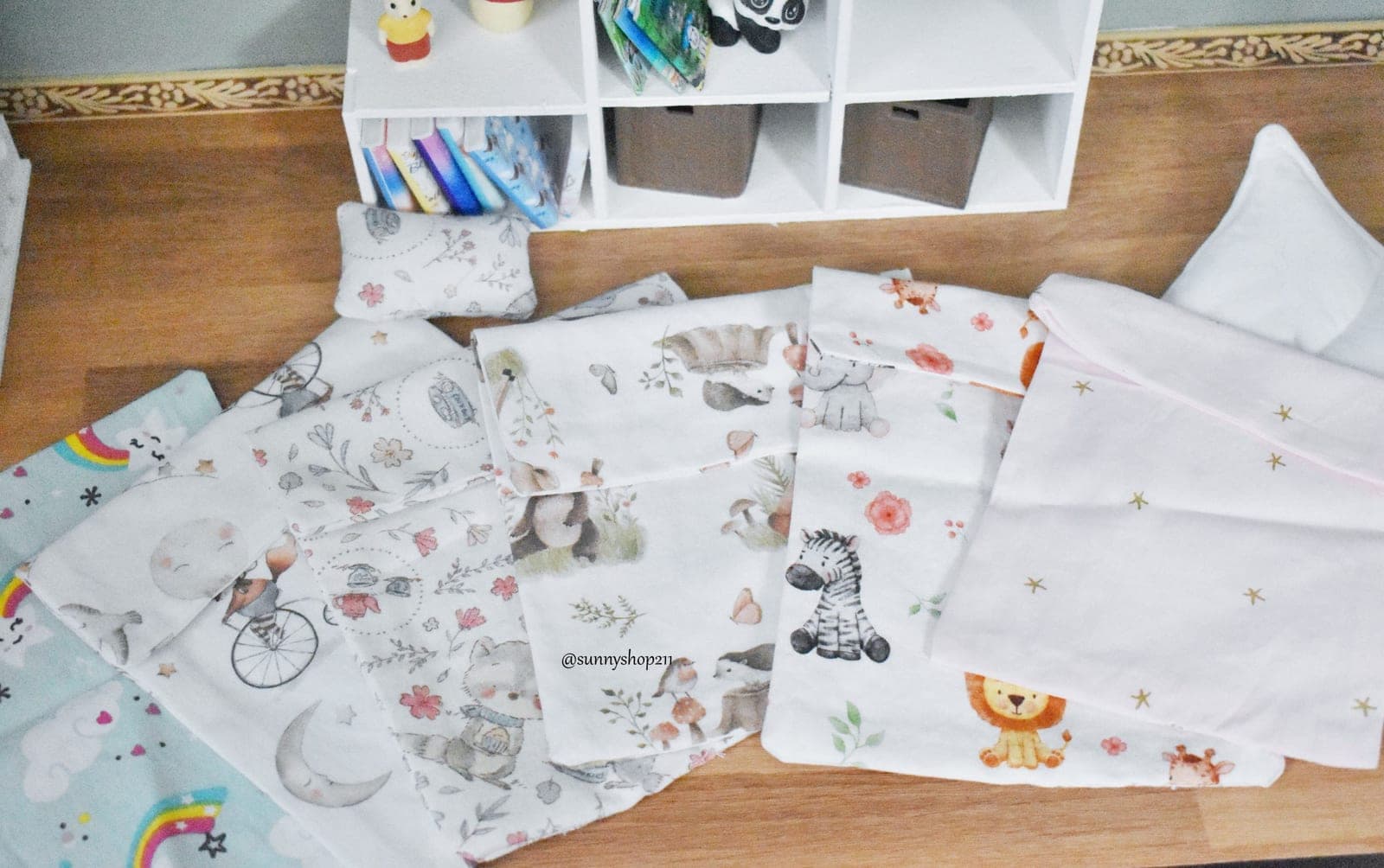 Ensemble de lit 1/8 pukifee, lati yellow,, nappy choo