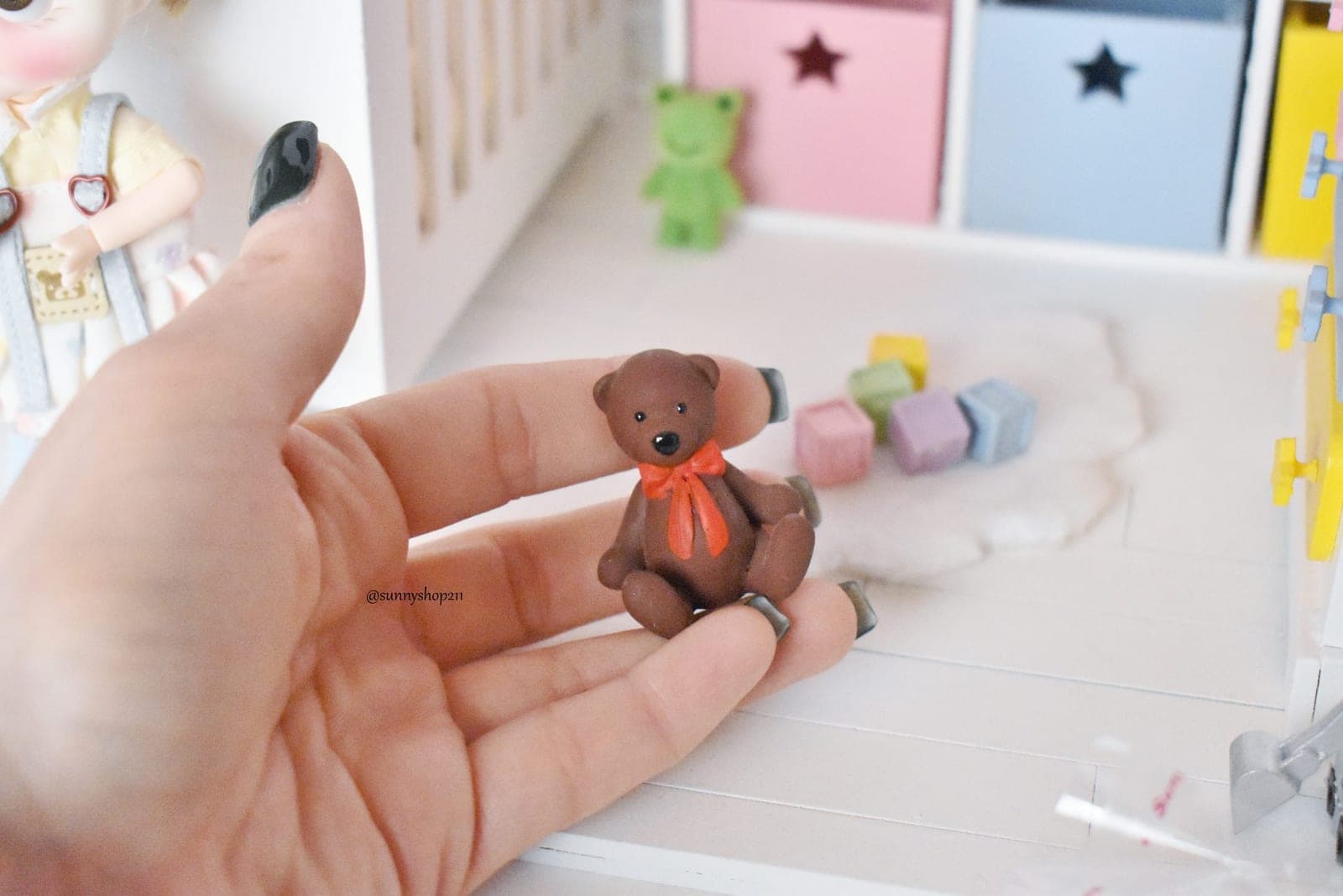 Ours miniature obitsu 11,pukifee, lati Yellow,