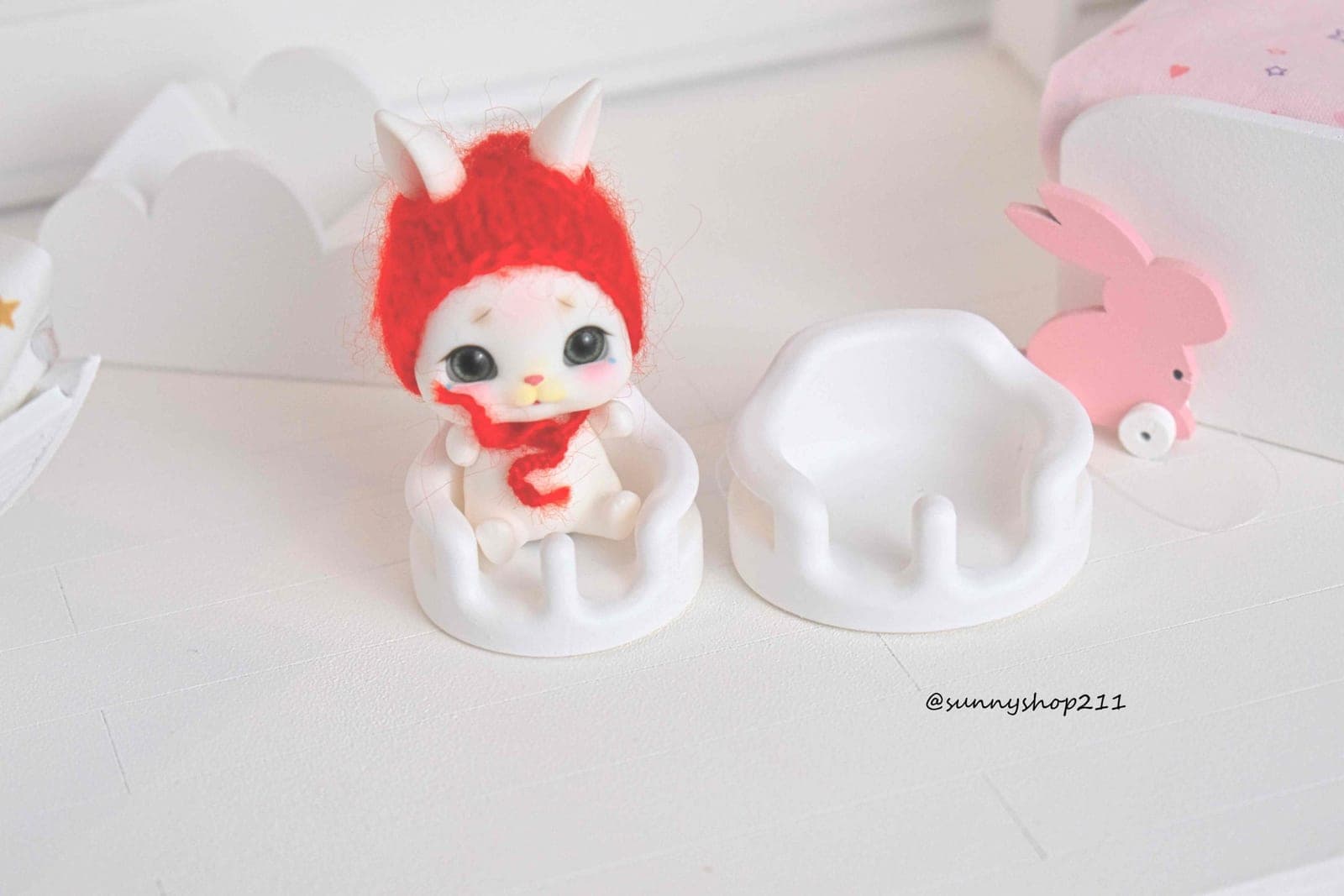 Siège pour bébé miniature bjd nappy choo, pukifee, obitsu 11