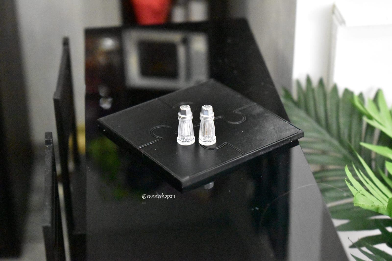 salière et poivrière miniature 1/6 1/4 Barbie, pullip, MSD, minifee