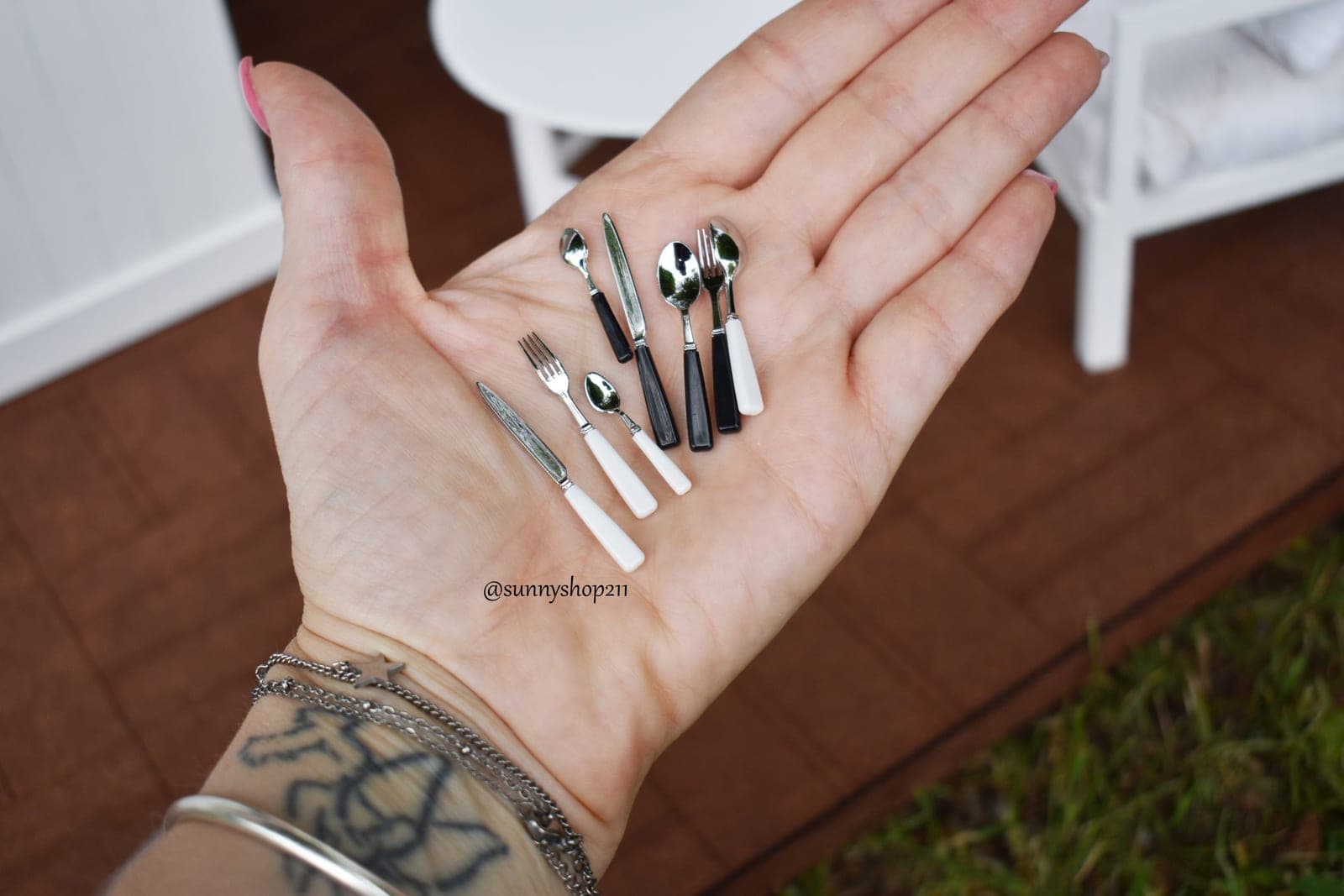 Ensemble de couvert miniature simulation pour dolls