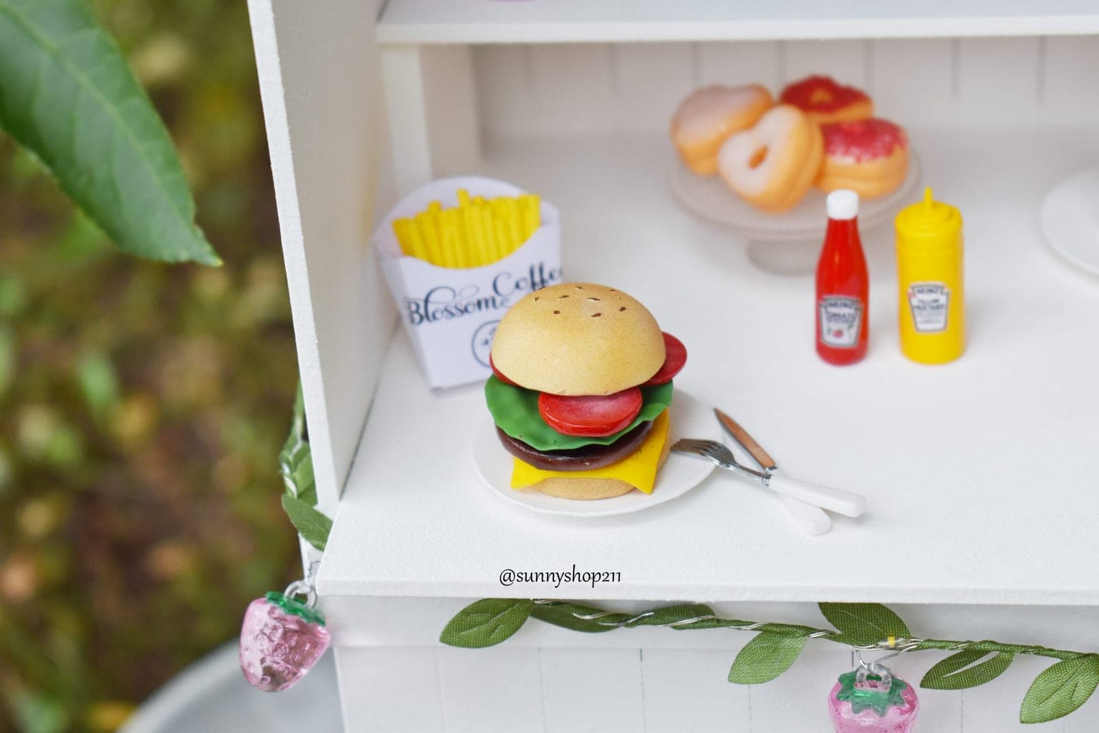 Hamburger simulation miniature minifee ,MSD