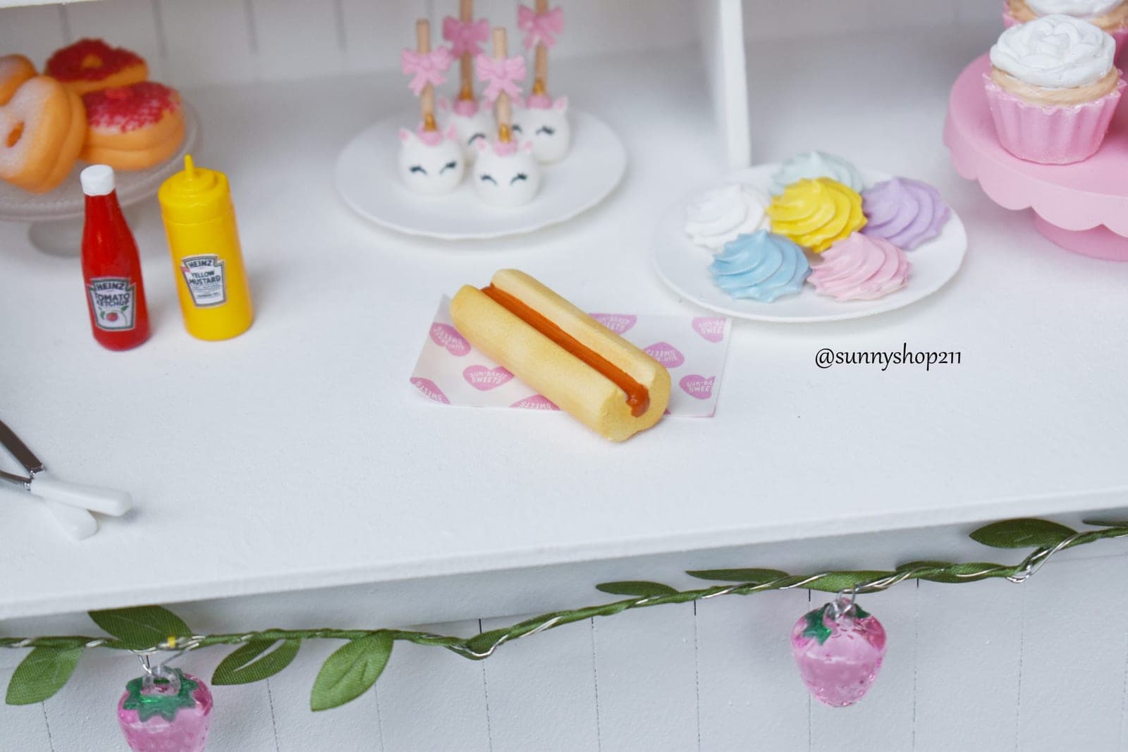 Hotdog simulation miniature minifee ,MSD
