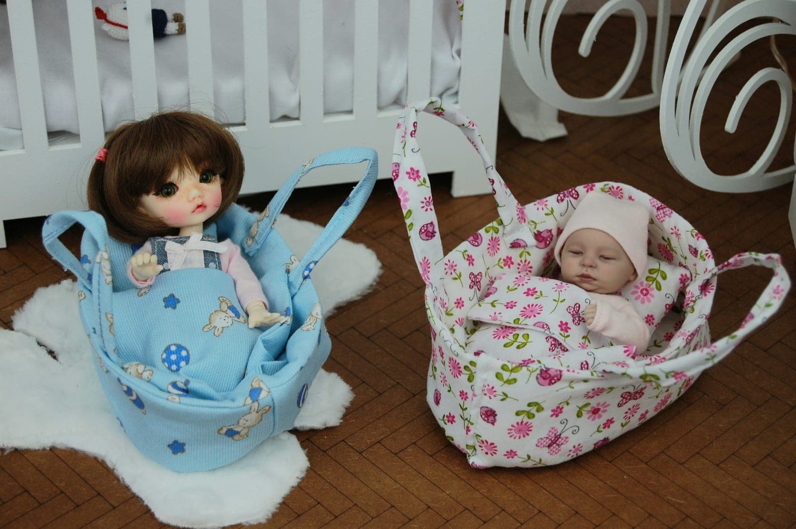 Couffin 1/8 bjd baby