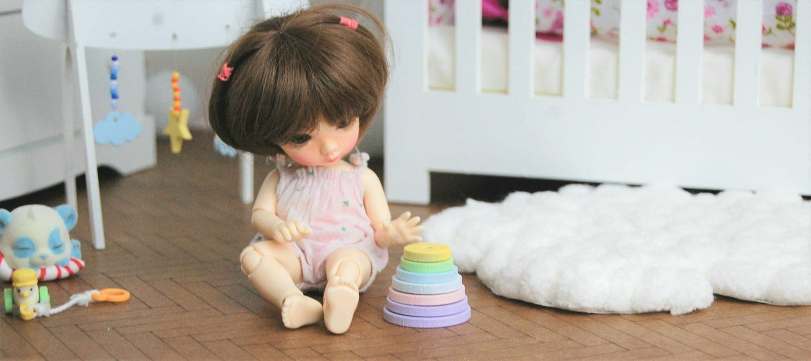 miniature baby toy 1/8 bjd baby pukifee, lati Yellow