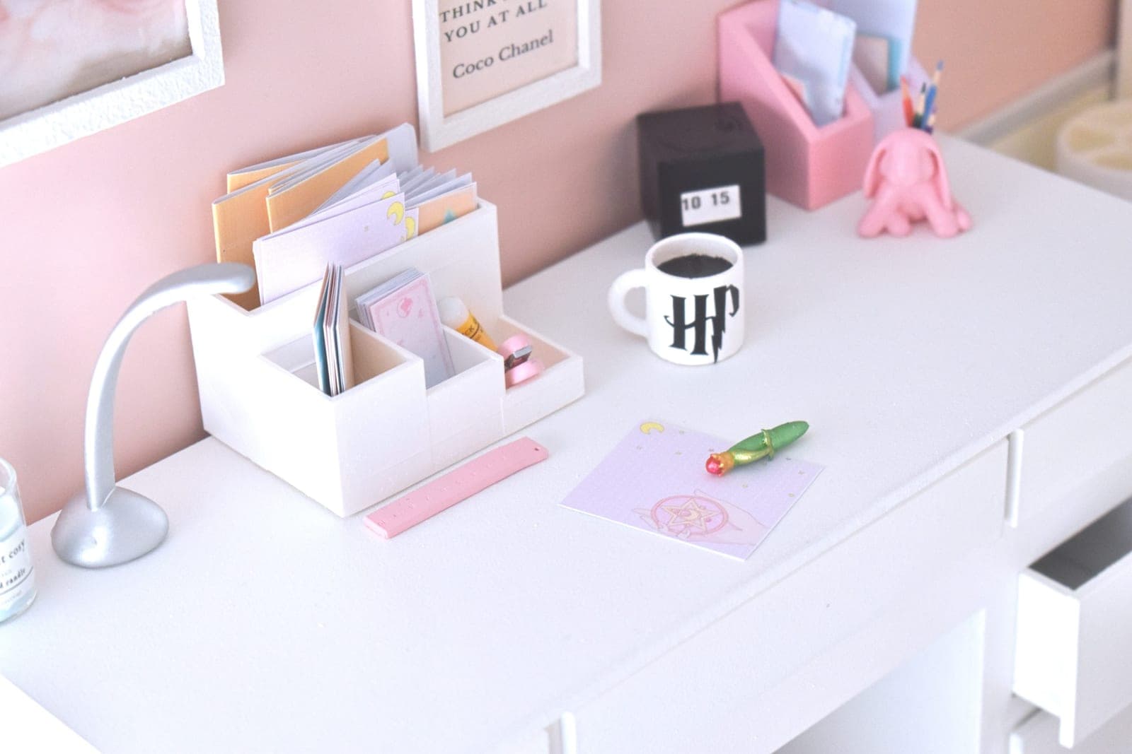 🗂️ Miniature office supplies - BJD diorama accessories (1/4)