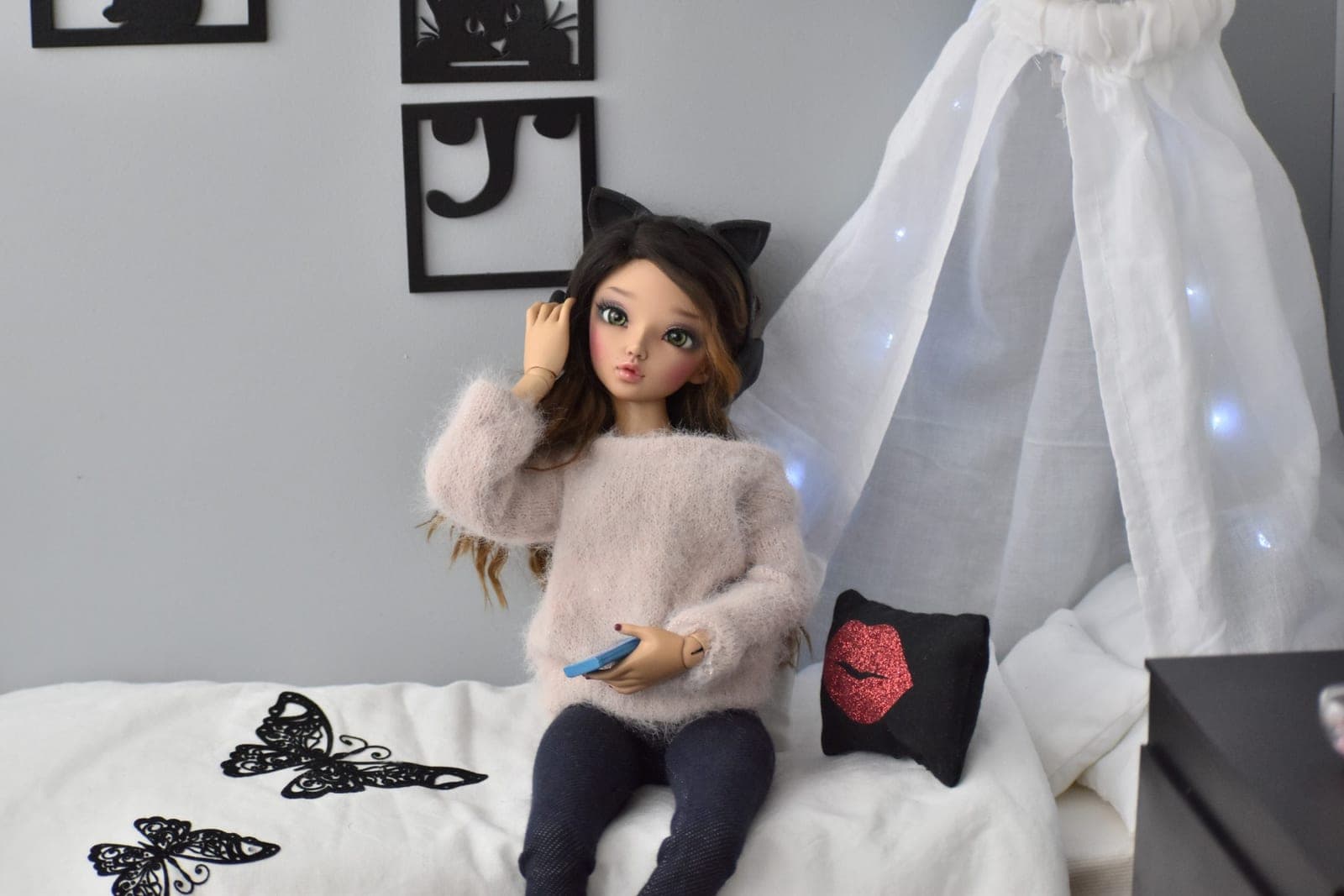 Casque audio chat bjd
