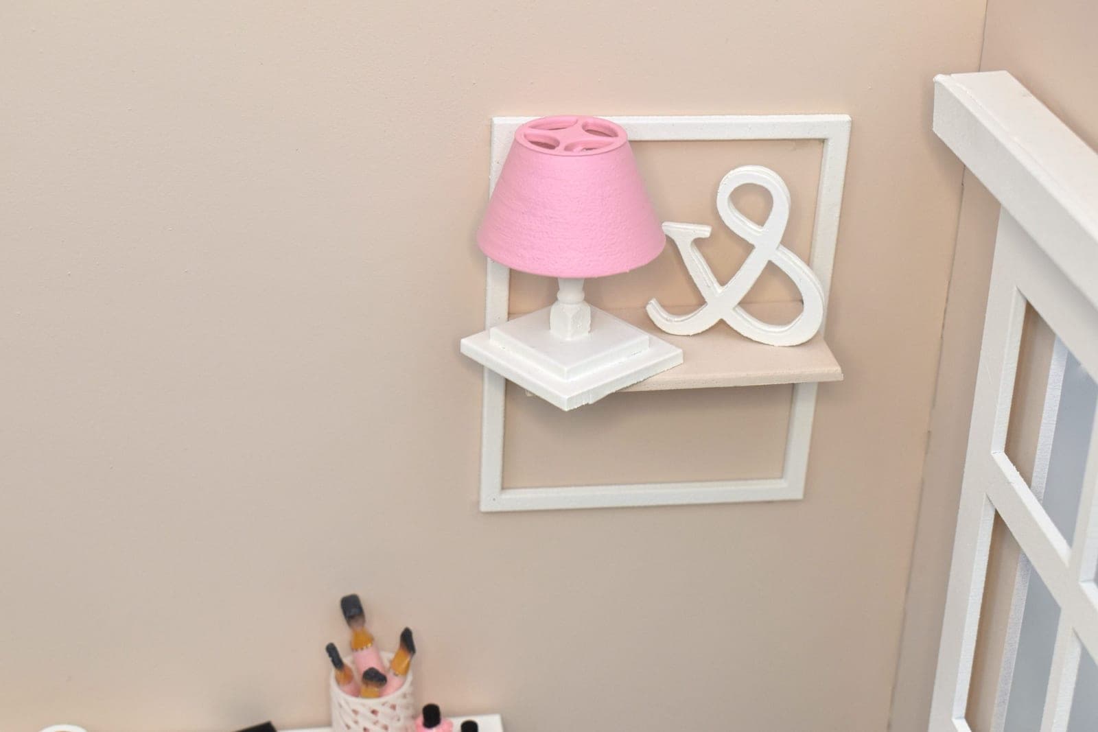 Lampe chevet miniature 1/6