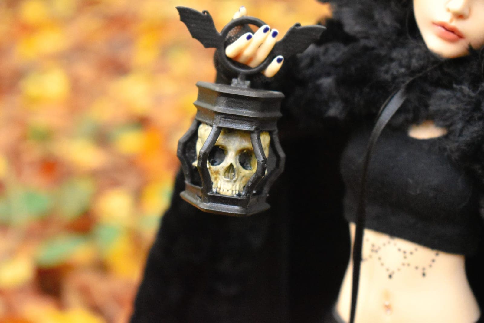 Lanterne crâne miniature