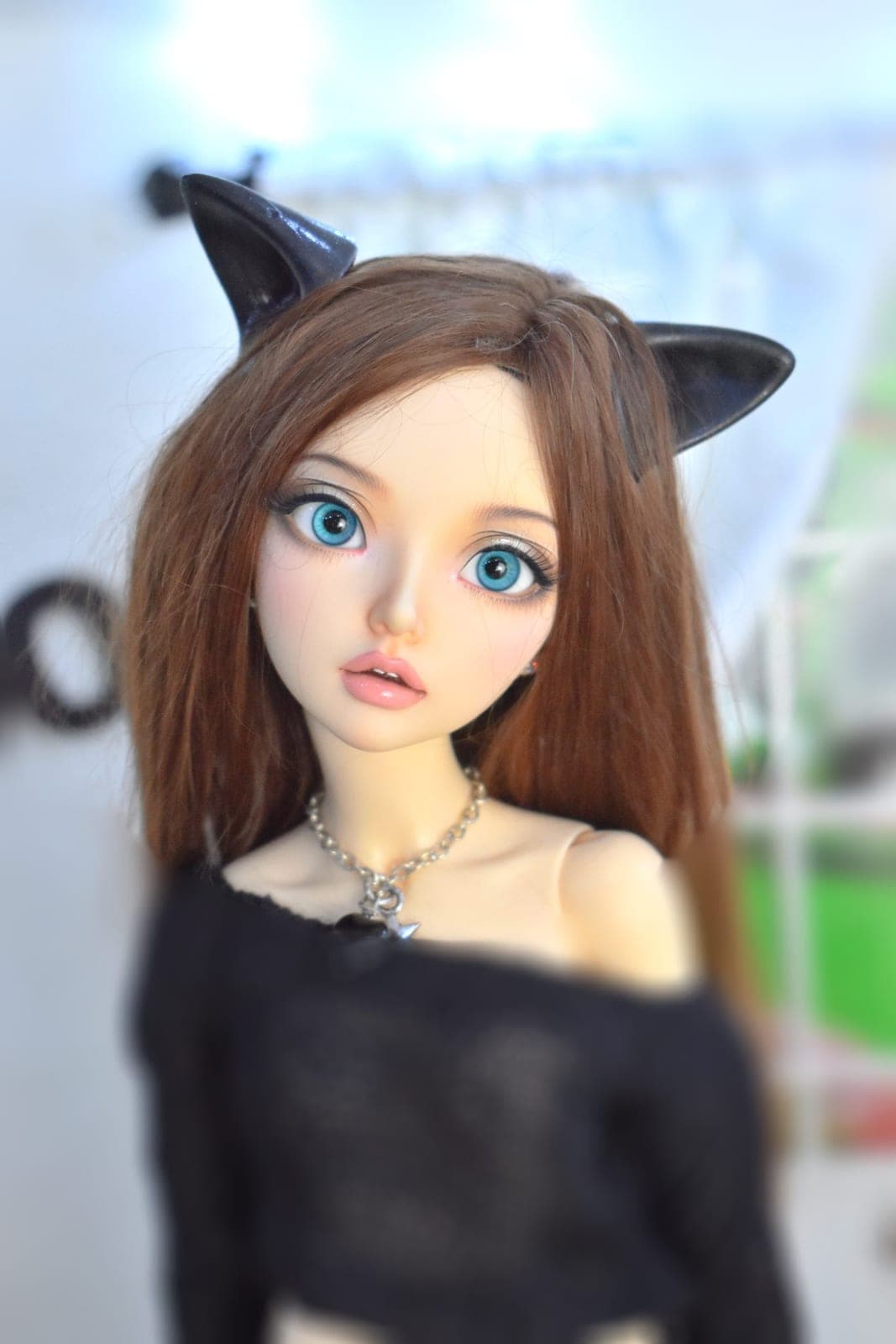 🐱✨ Cat Ears & Tail Costume Set for Minifee (BJD 1/4 MSD)