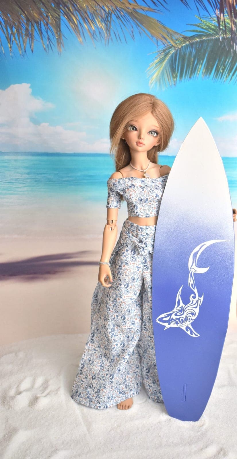 Surf Outfit for 1/4 & 1/3 BJD, Minifee, MSD, Iplehouse FID, Smart Doll