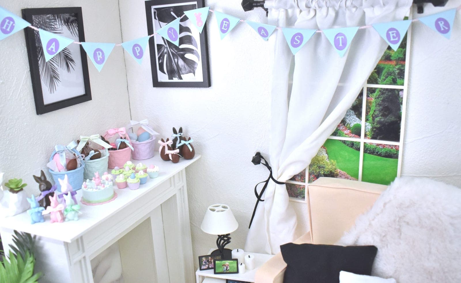 Miniature Easter banner 1/4 minifee