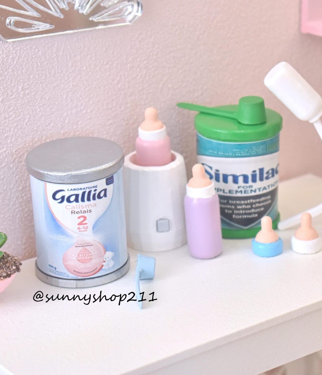 Boite de lait pour bébé miniature Barbie bjd baby pukifee