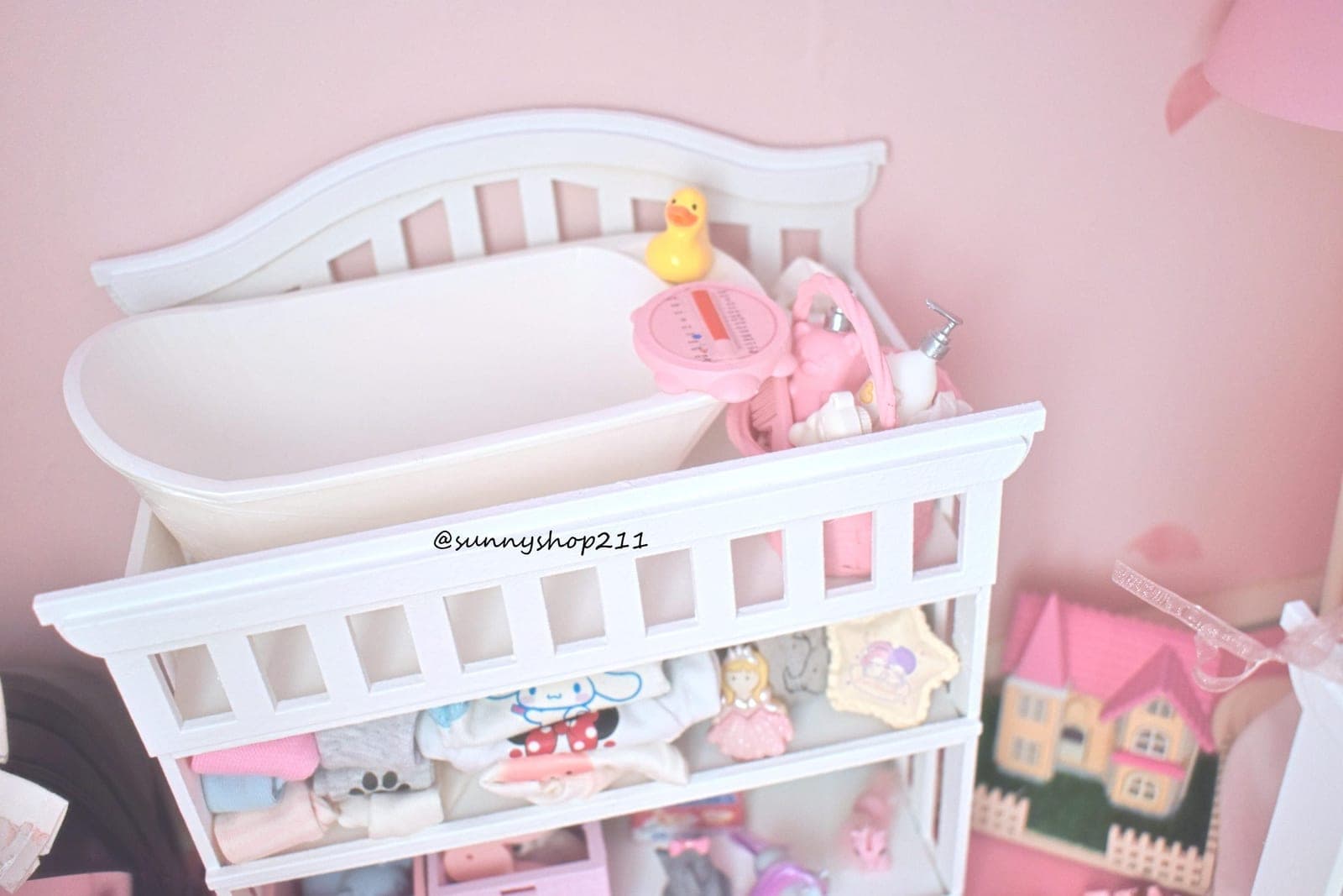 Baignoire miniature bjd baby