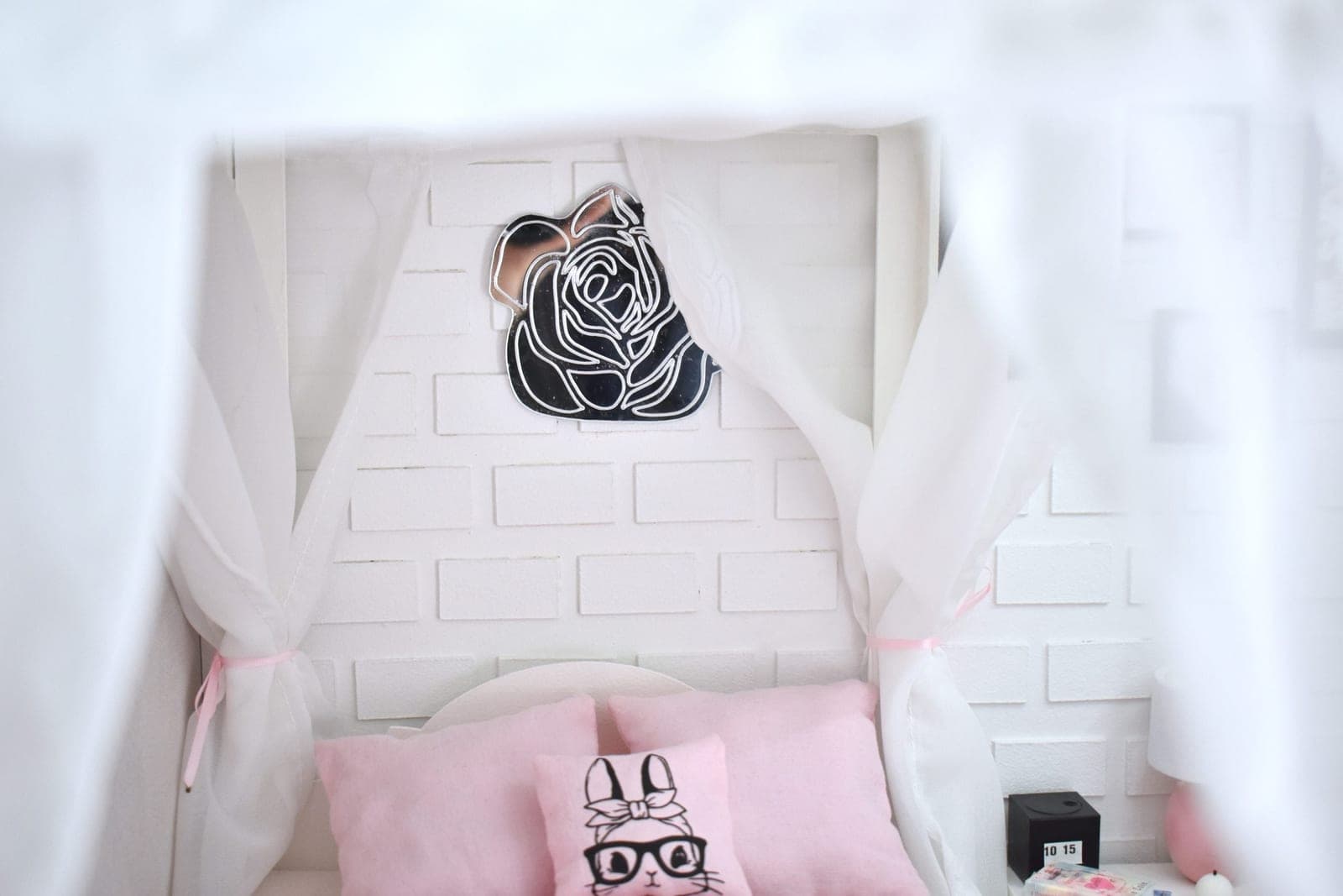 Miroir fleur 1/4 minifee