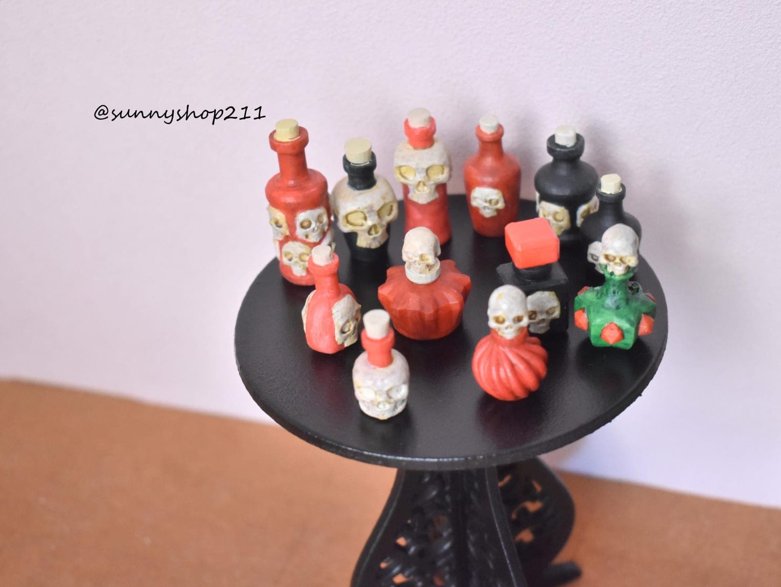 Fioles miniature simulation