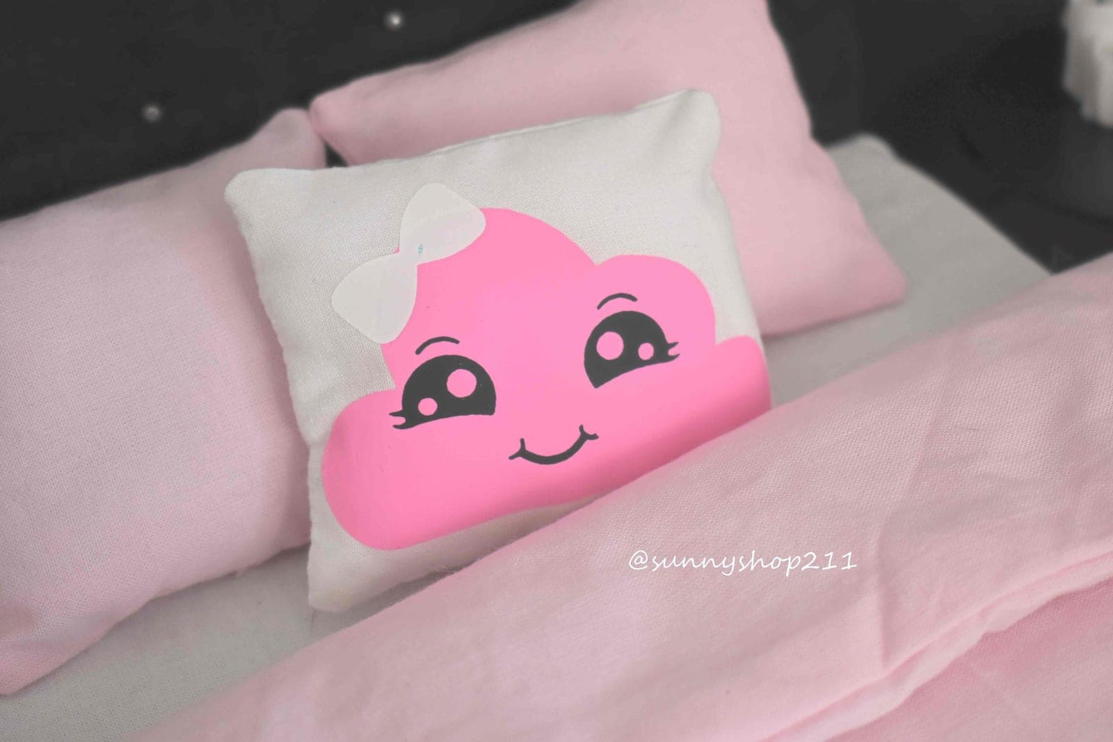 Coussin nuage customisé miniature 1/6 1/4 Barbie, minifee ,MSD
