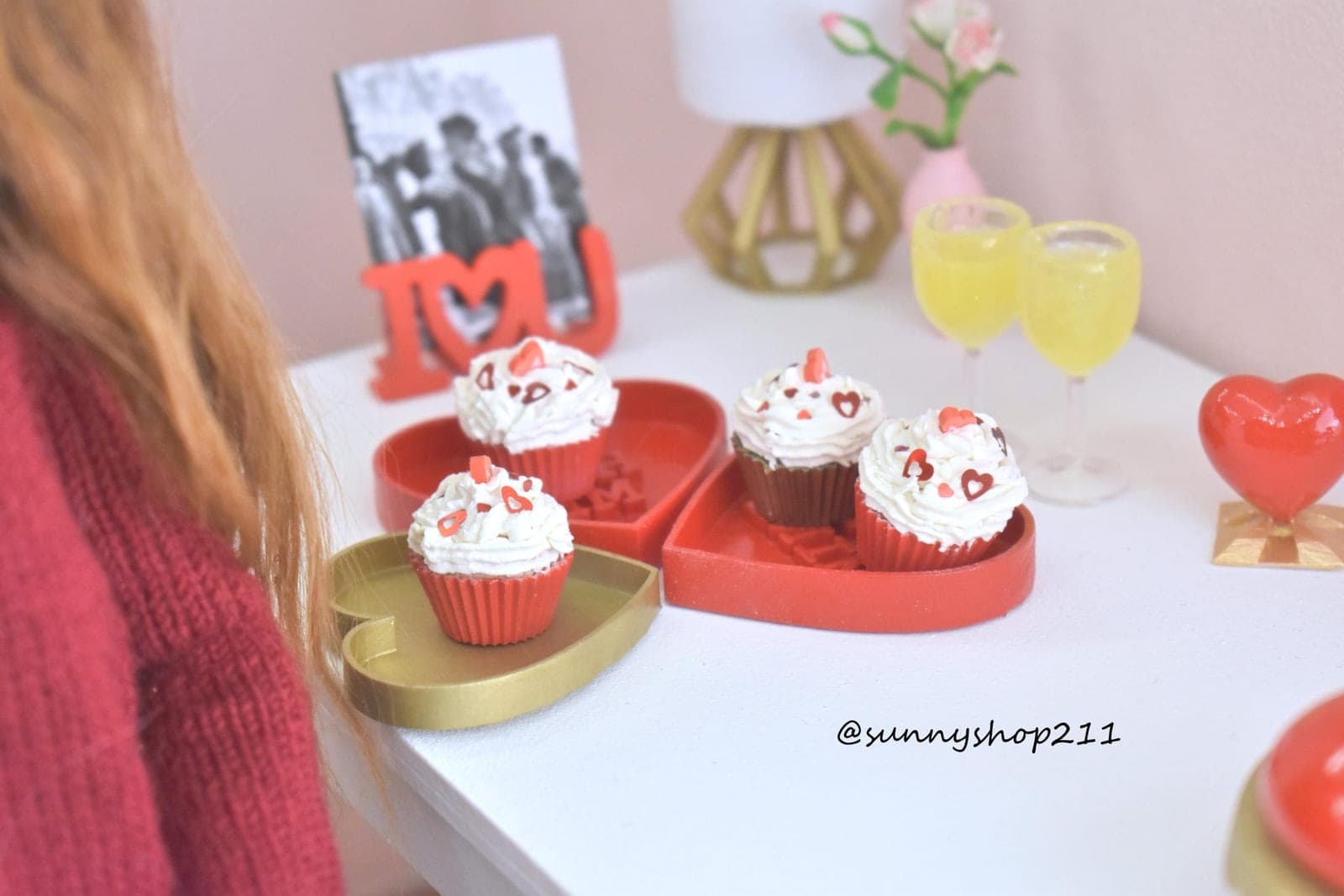 Plateau cœur miniature 1/4 bjd, minifee, unoa