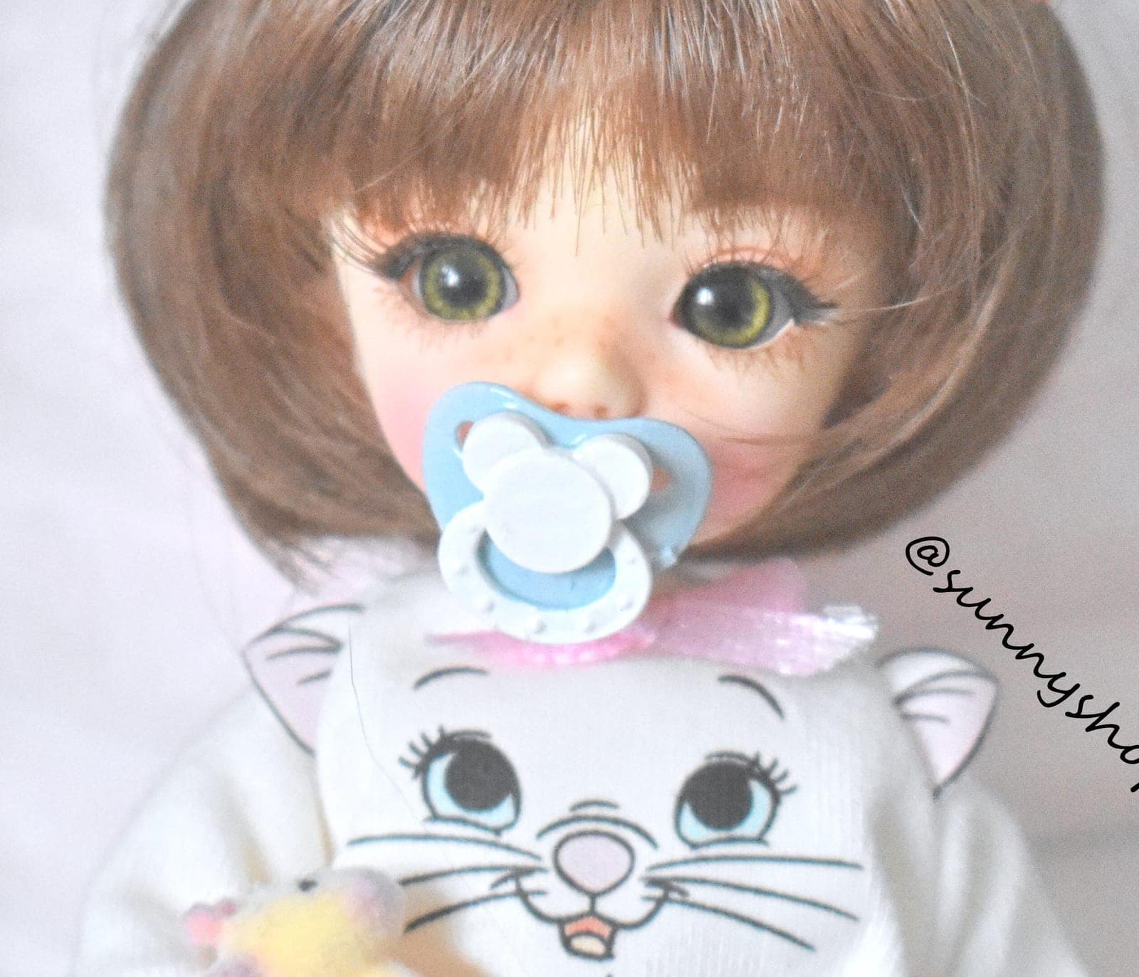 Tétine miniature simulation "ours" bébé bjd, pukifee, Nappy choo