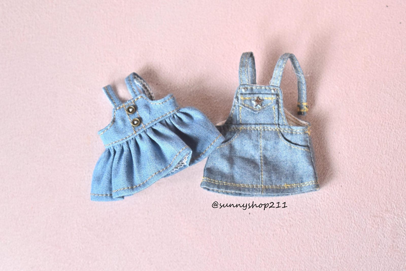 Robe en jean bjd bébé 10 cm, pour " Léna"