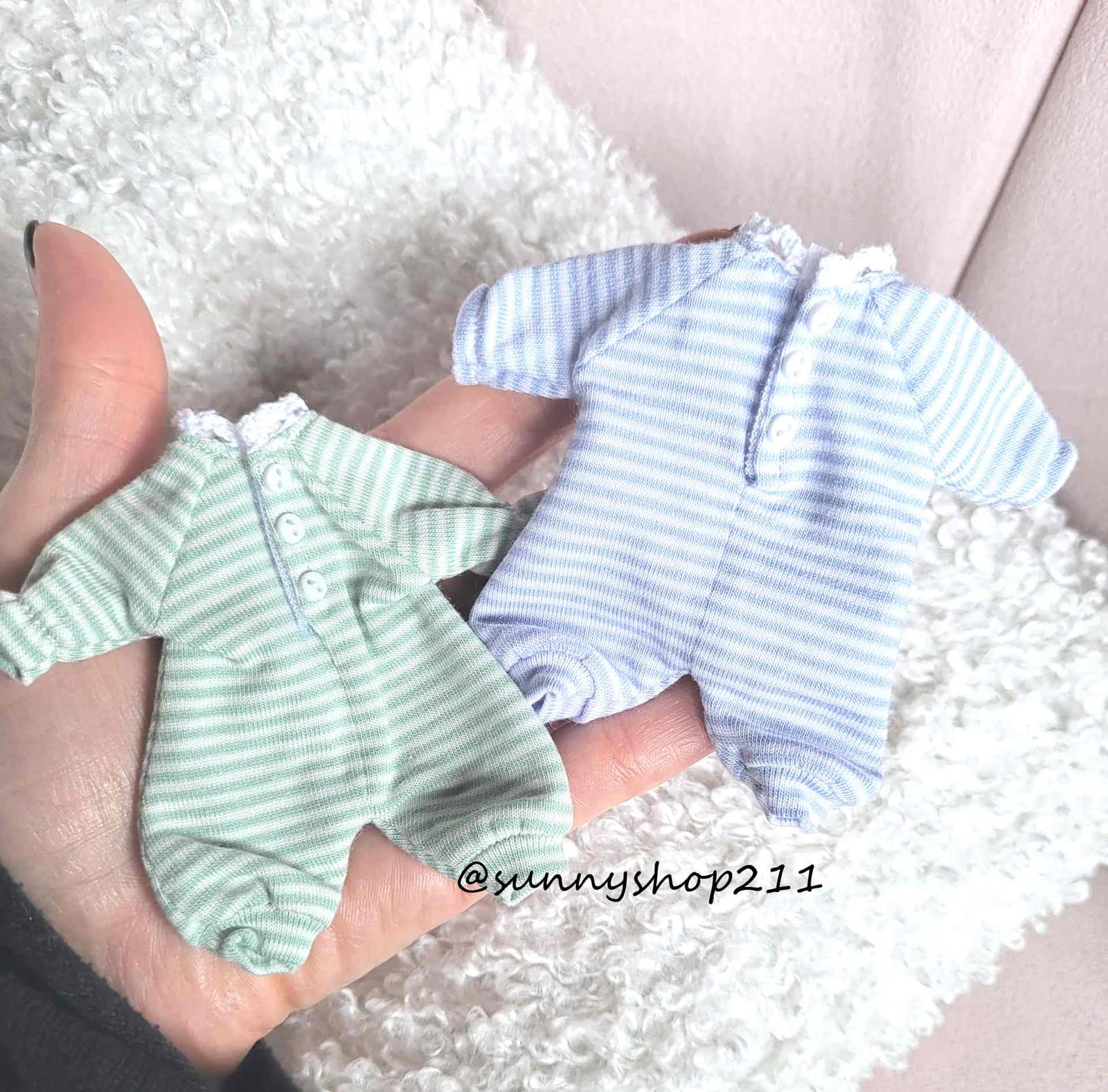 Pyjama bjd bébé 10 cm, pour "Louis et Léna"