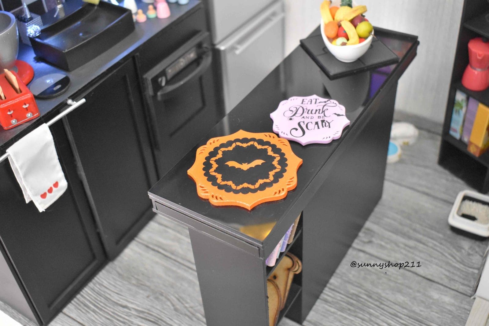 Plat à gâteaux halloween miniature 1/6, 1/4,1/3