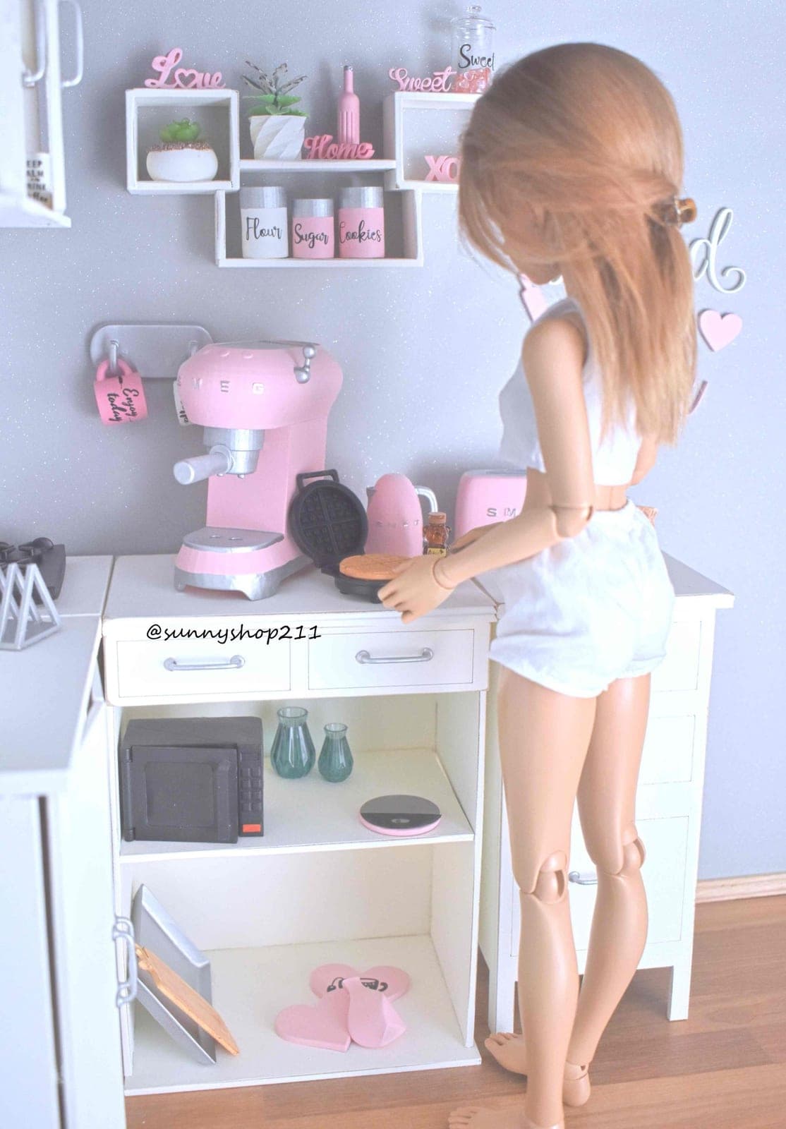Cuisine miniature 1/4 dolls pour minifee, MSD