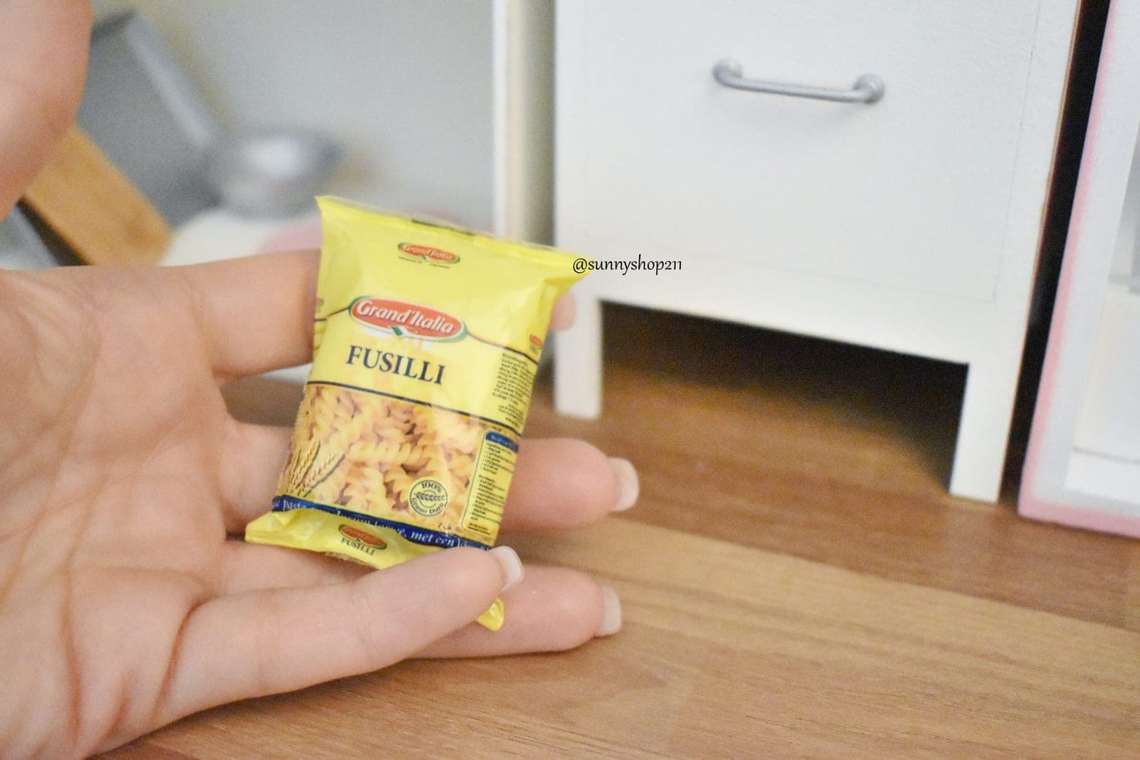 Sachet de pâtes miniature minifee ,MSD