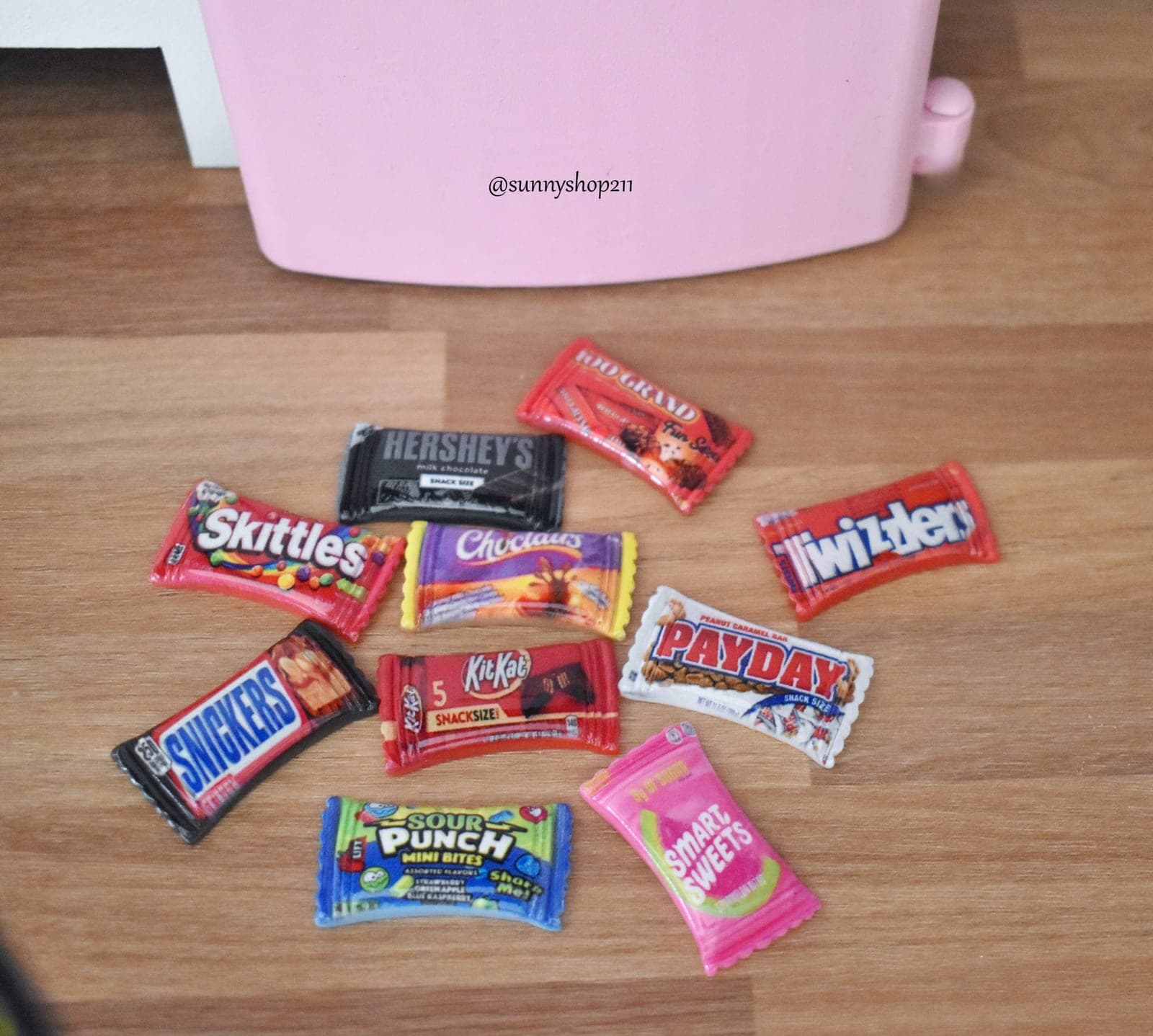 Paquet de bonbon simulation miniature minifee ,MSD