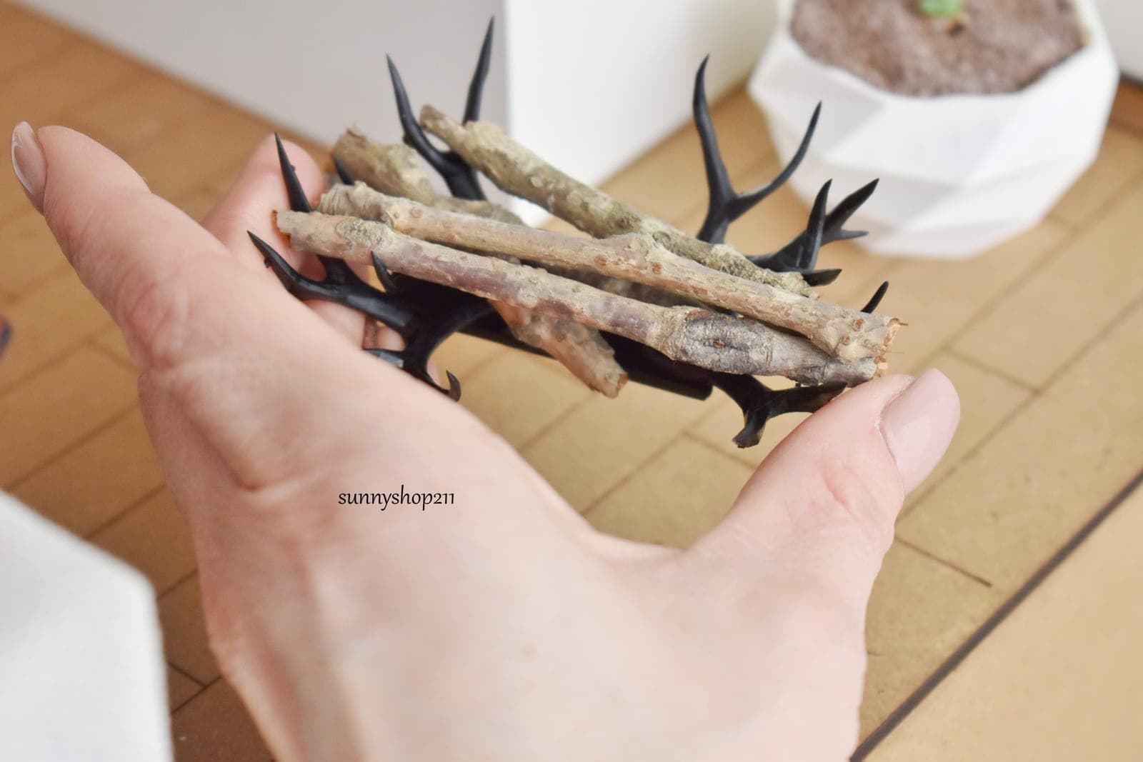 Miniature deer log carrier 1/4 bjd minifee unoa