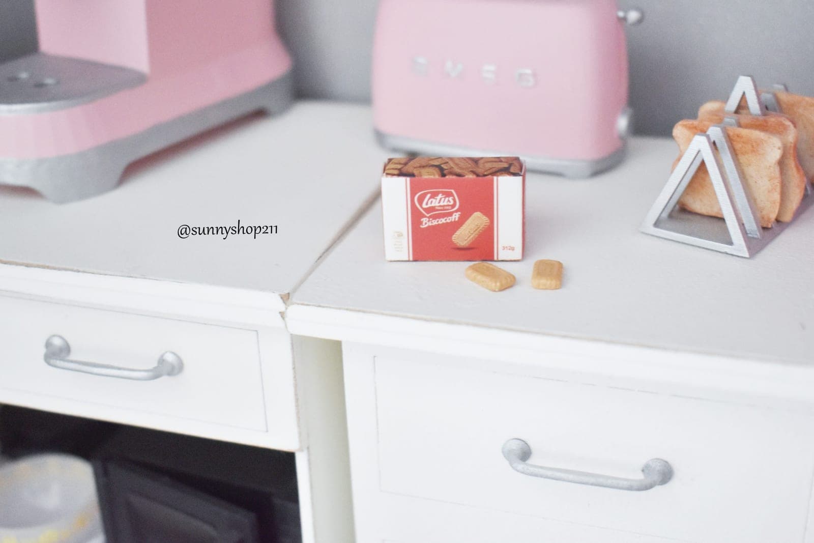 Paquet de biscuit simulation miniature minifee ,MSD