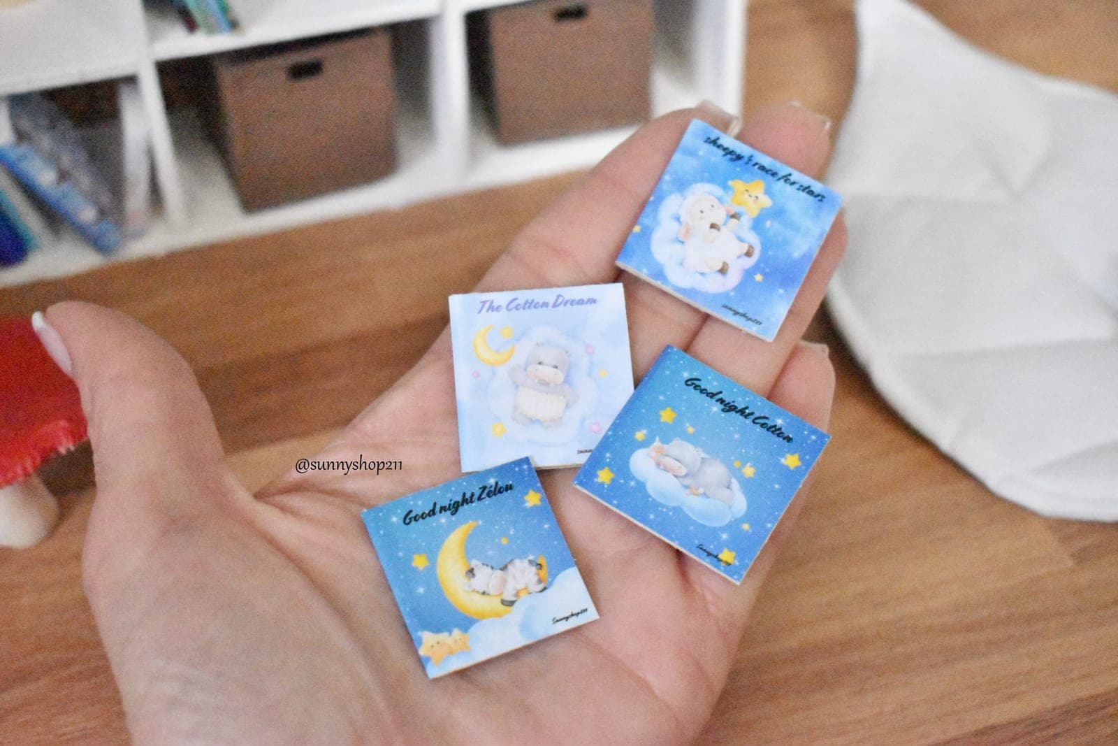 lot livres enfants miniature thème étoiles bébé bjd, pukifee,