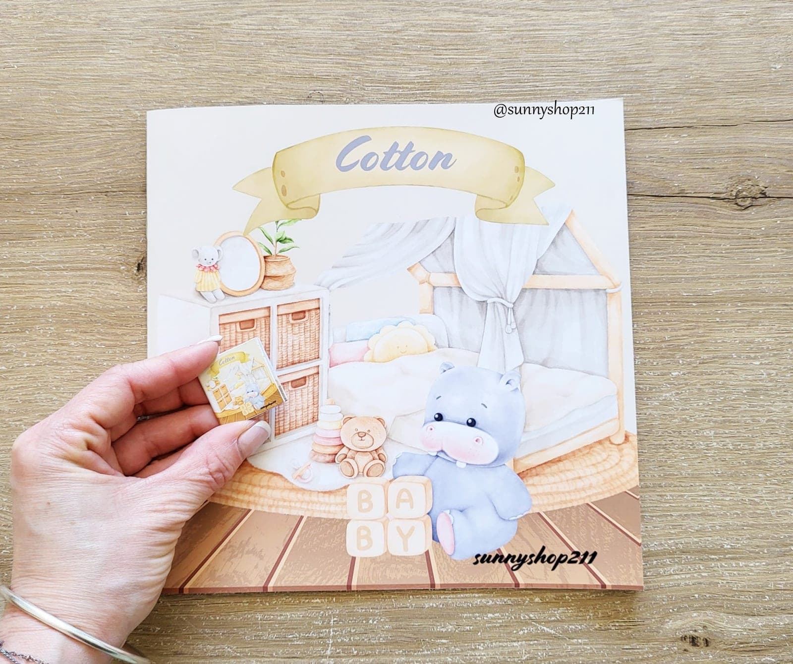 Livre à feuilleté miniature bébé bjd, pukifee,