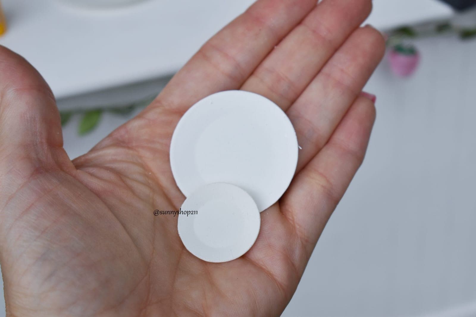 Assiette miniature simulation