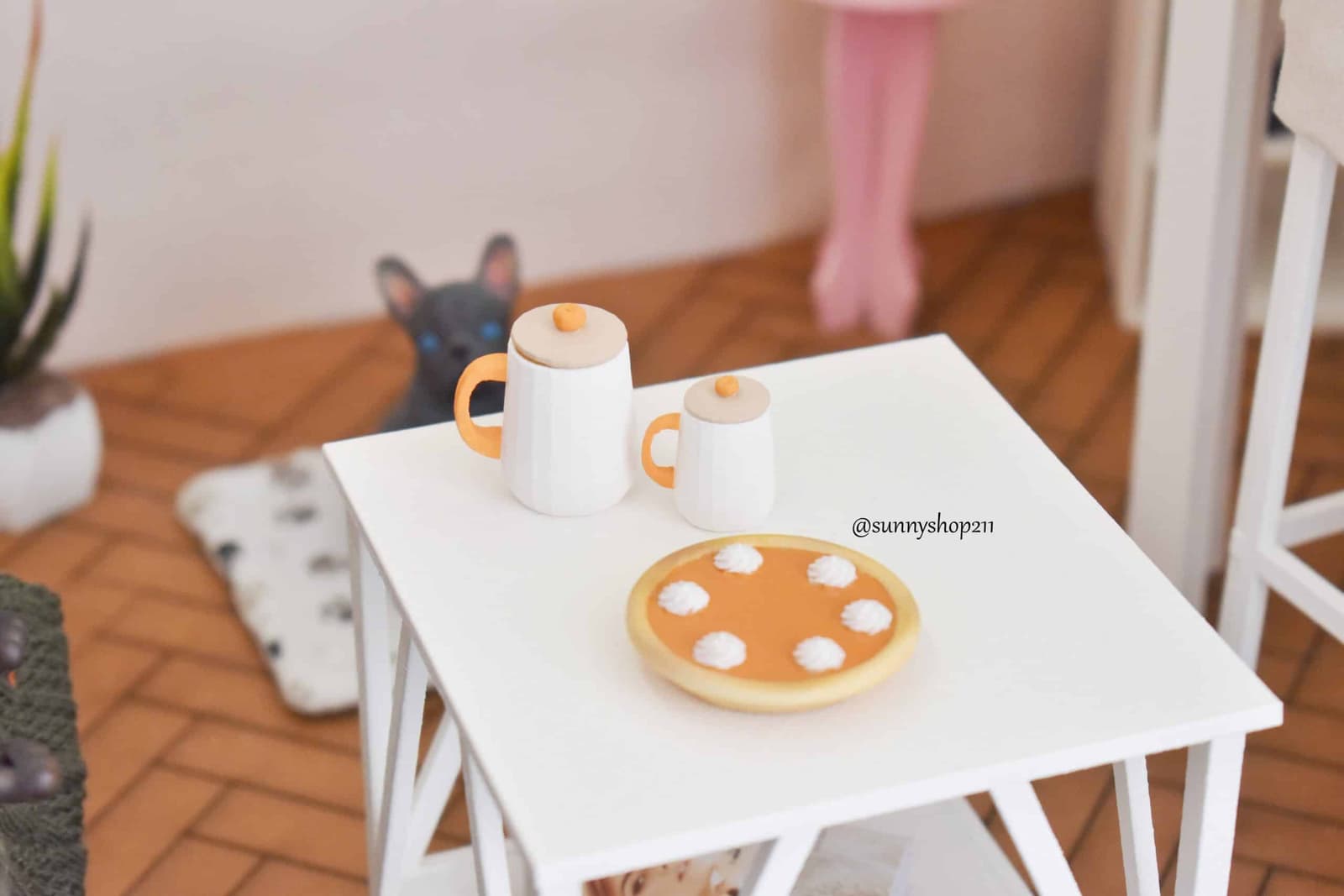 Mug citrouille avec couvercle – Miniature 1/6 & 1/4