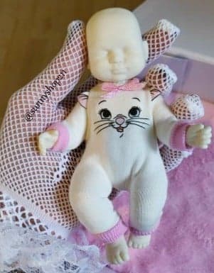 BJD bébé « Louis et Léna » Mini bébé 1/3 (env. 15 cm), style mini reborn