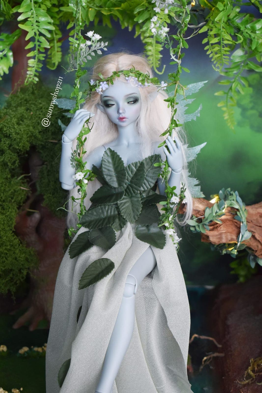 ✨ Ailes de fée “Ailes de la Forêt” – Simulation BJD MSD / Minifee (1/4)